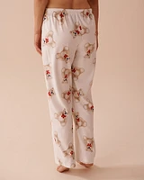 Ensemble pyjama en micropolaire imprimé ourson