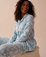 Winter Print Micropolar PJ Set