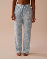 Winter Print Micropolar PJ Set