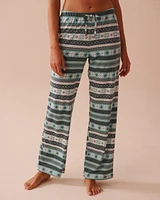 Fair Isle Print Cotton PJ Set