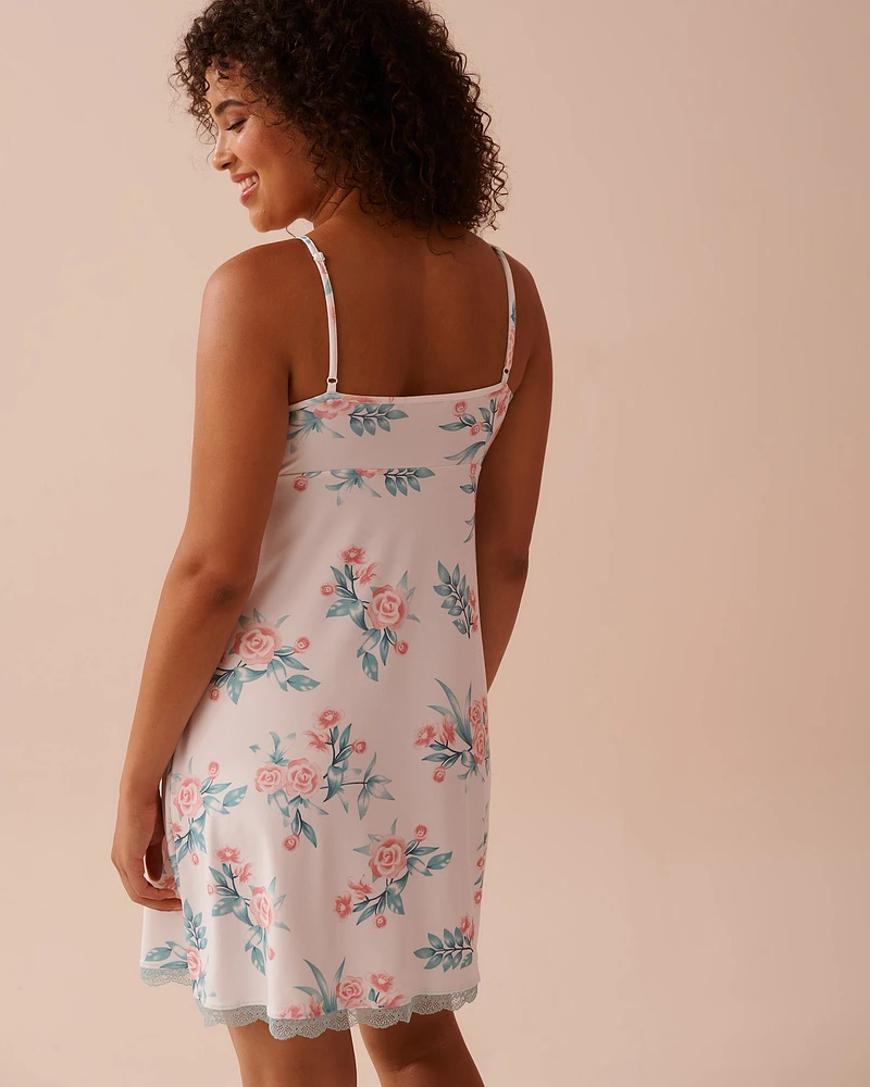 Rose Garden Print Soft Nightie