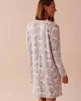 Polar Bear Print Recycled Fibers Sleepshirt