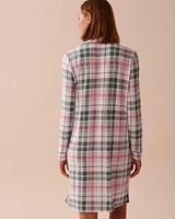 Recycled Fibers Plaid Sleepshirt