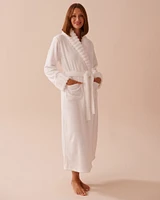 Long Faux Fur and Soft Plush Robe