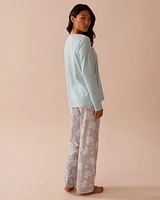 Ensemble pyjama en coton imprimé tasses