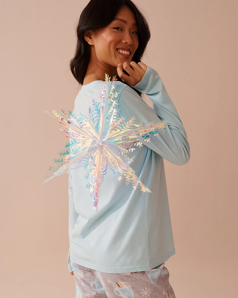 Ensemble pyjama en coton imprimé tasses