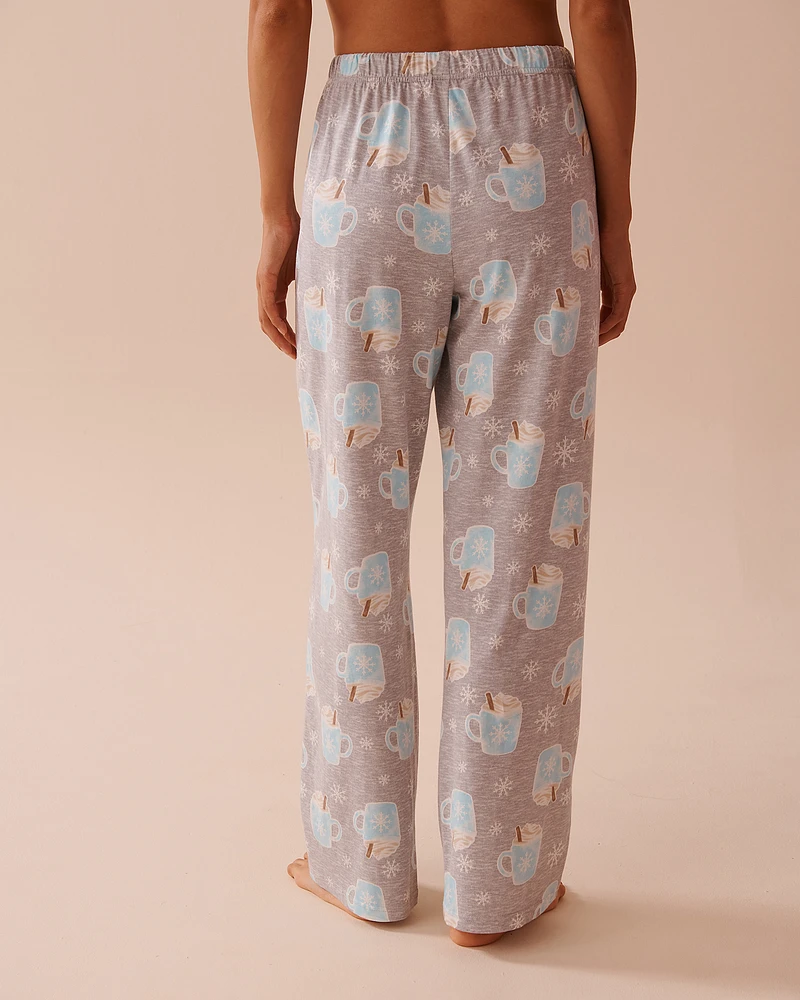 Ensemble pyjama en coton imprimé tasses