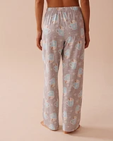 Ensemble pyjama en coton imprimé tasses