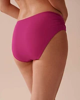 Bas de bikini taille mi-haute HOT PINK