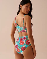 HAWAII Cut-out One Shoulder One-piece Swimsuit