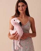 Peluche flamant rose