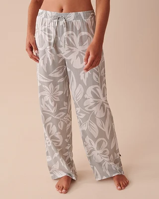 Floral Wide Leg Pants