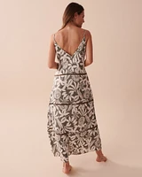 Floral Layered Long Dress