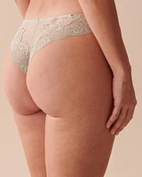 Culotte brésilienne dentelle et résille