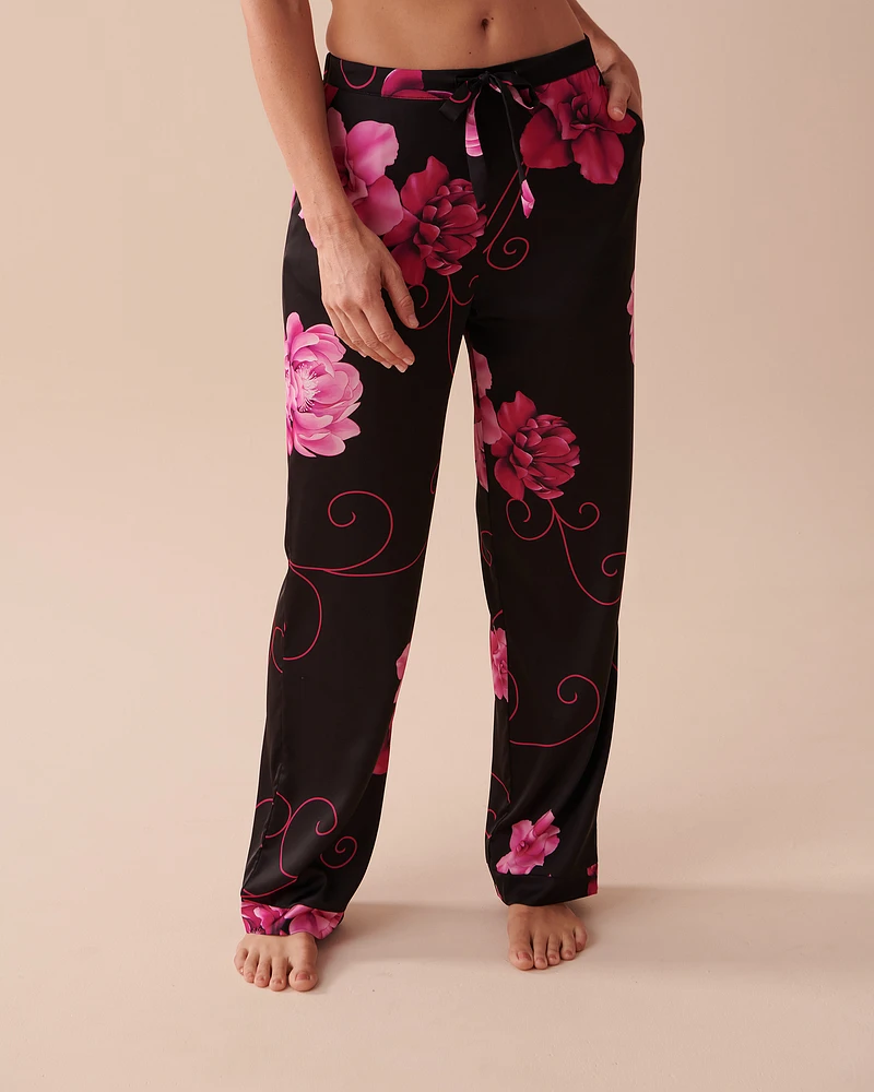 Pantalon en satin