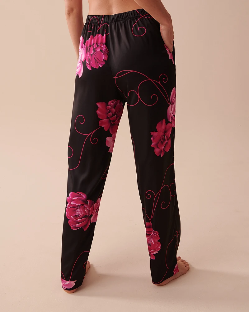 Pantalon en satin