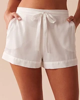 Short en satin