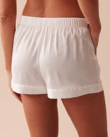 Short en satin
