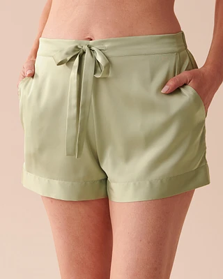 Short en satin
