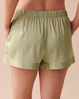 Short en satin
