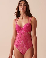 Combiné push-up en dentelle