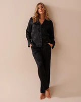 Ensemble pyjama en satin jacquard