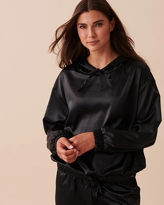 Satin Hoodie