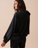 Satin Hoodie