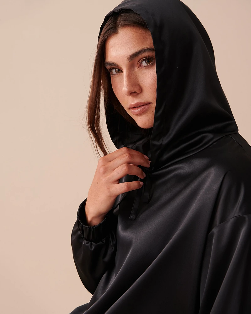 Satin Hoodie