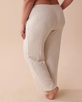 Pantalon jambe large côtel