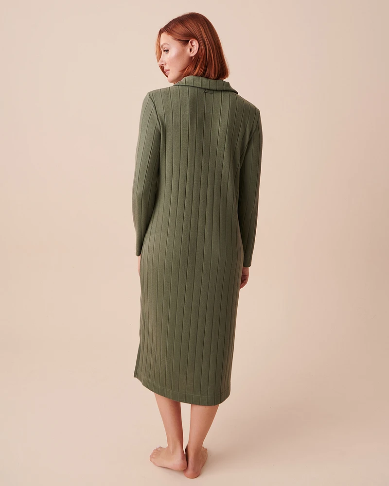 Ribbed Long Sleeve Dress