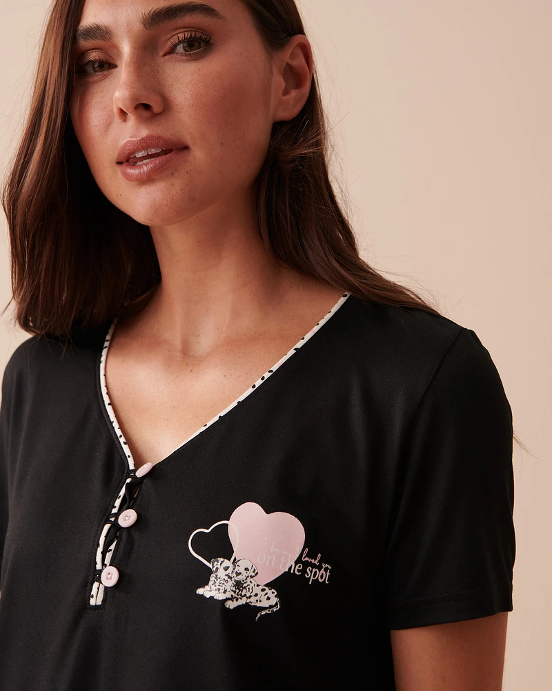 T-shirt dalmatiens ultra doux