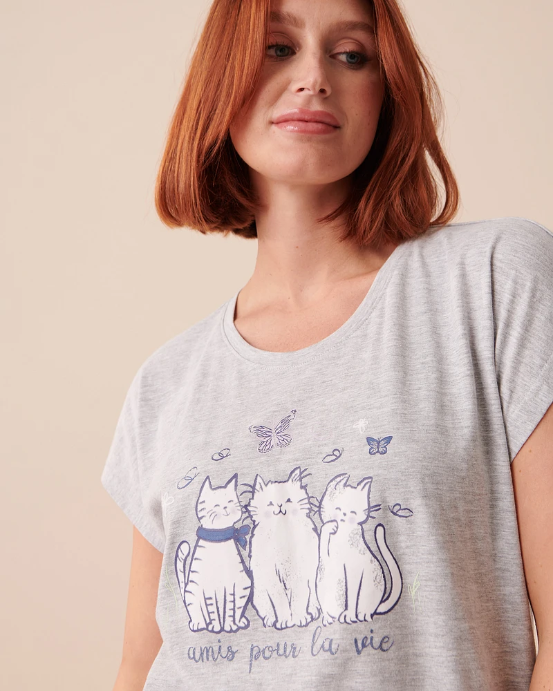 T-shirt col rond