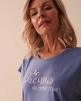 T-shirt col rond en coton