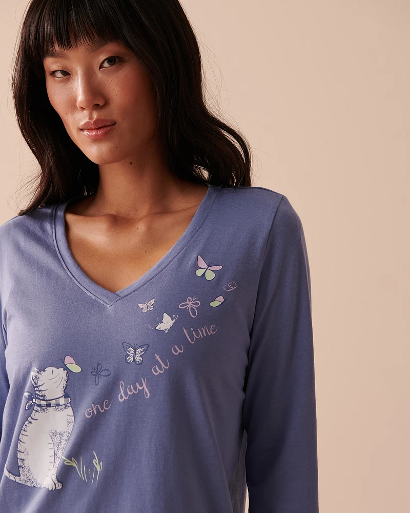 Chandail manches longues en coton