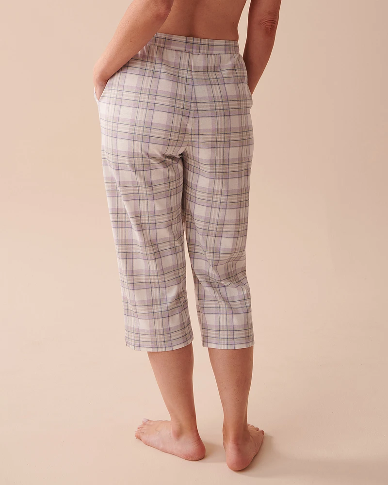 Capri jambe droite en coton