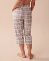 Capri jambe droite en coton