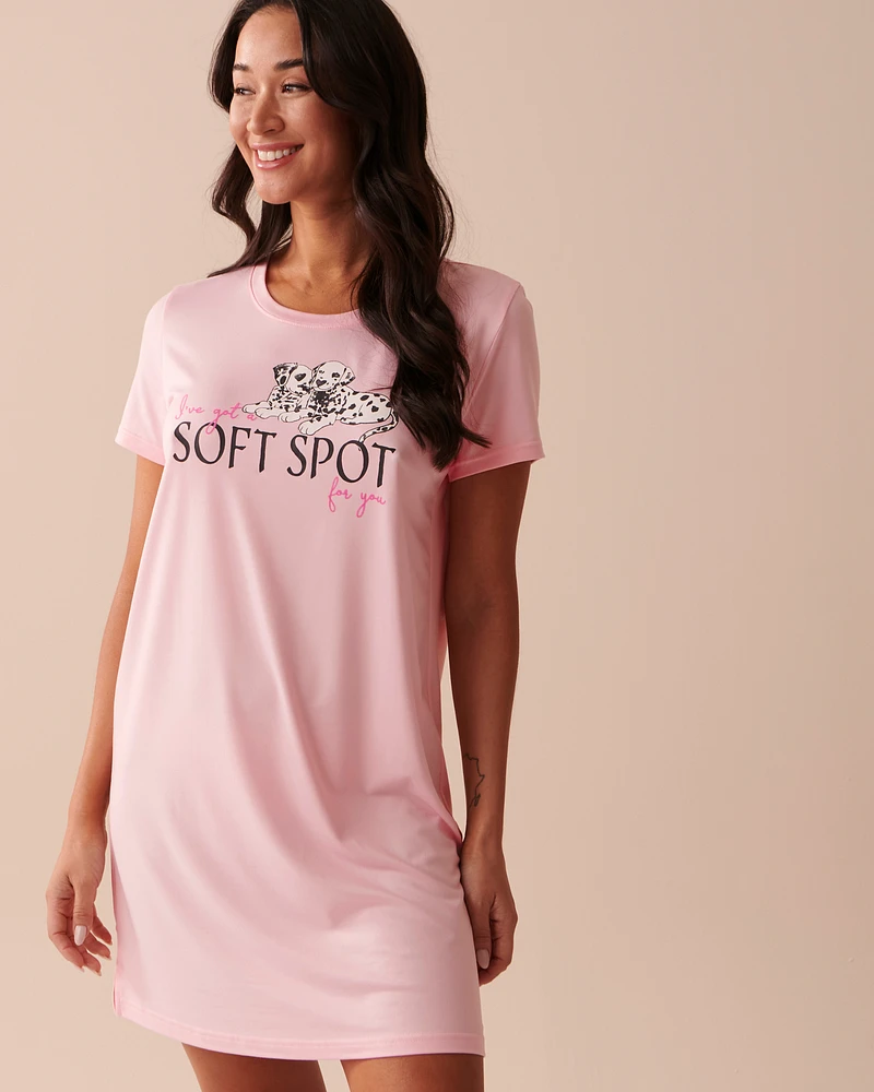 Chemise de nuit dalmatiens ultra douce
