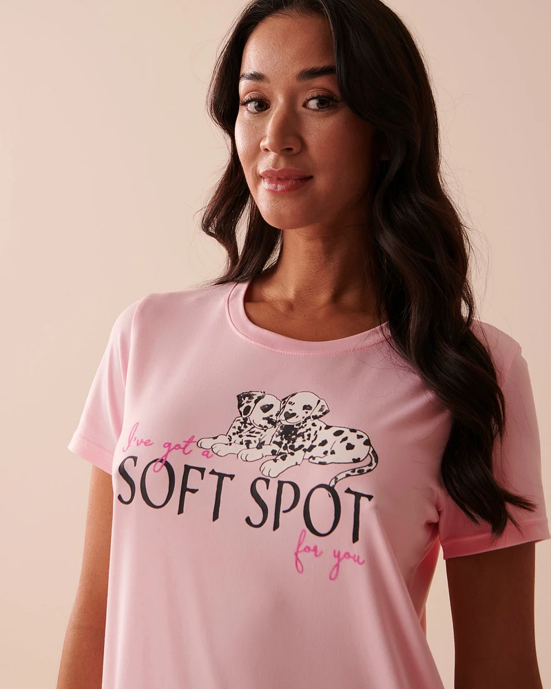 Chemise de nuit dalmatiens ultra douce