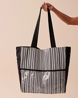 Striped Beach Bag