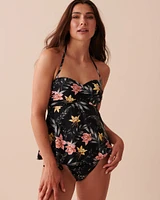 TROPICAL Bandeau Tankini Top