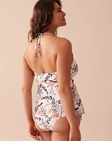 Haut tankini bandeau TROPICAL