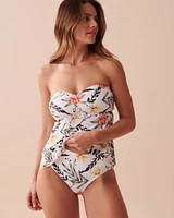 Haut tankini bandeau TROPICAL
