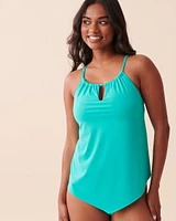 BLUE WAVE High Neck Tankini Top