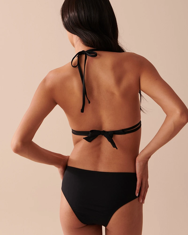 Haut de bikini triangle BLACK