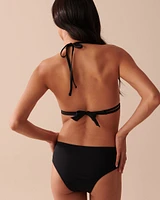 Haut de bikini triangle BLACK