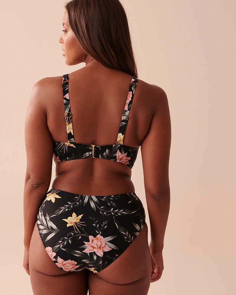 Haut de bikini plongeant bonnet D TROPICAL