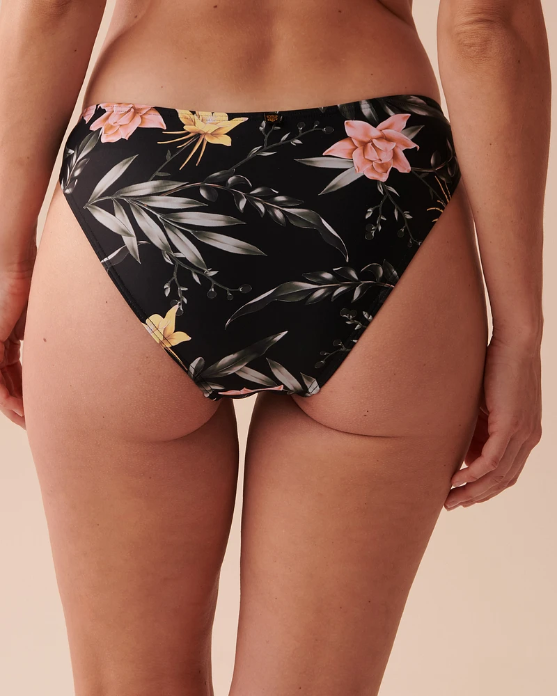 Bas de bikini brésilien noué aux hanches TROPICAL