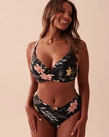 Bas de bikini taille mi-haute TROPICAL