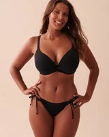 BLACK Side Tie Brazilian Bikini Bottom